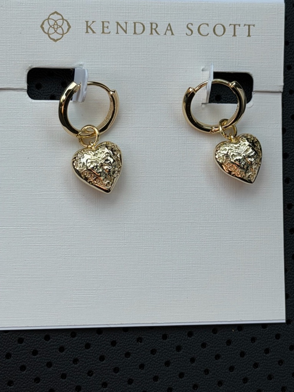 Kendra Scott  limited-edition collaboration Loveshack Heart Hoop Earrings